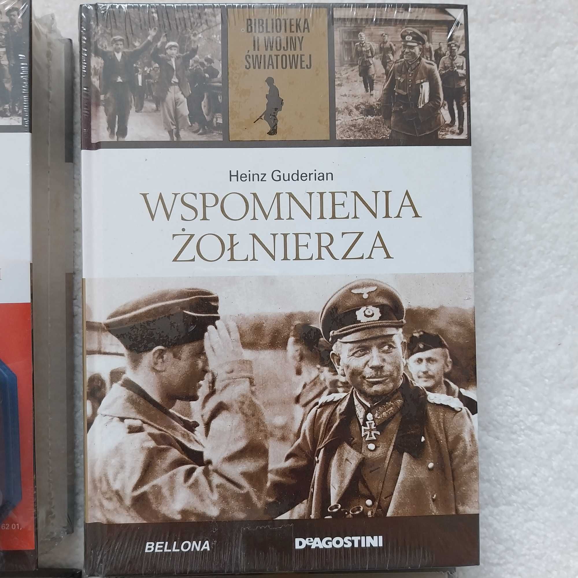 NOWY zestaw książek Bellona (np. Wspomnienia żołnierza, Monte Cassino)