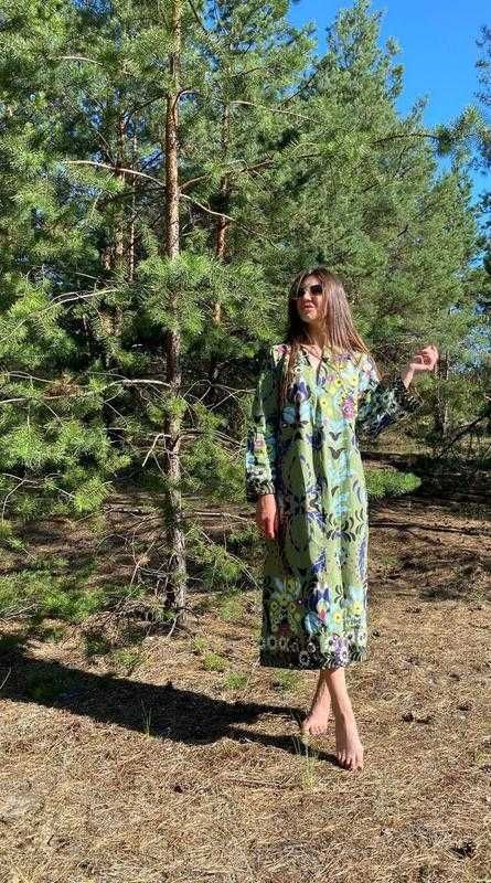 Zara розкішне плаття в етно-стилі