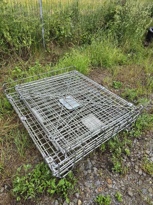 Kosz paletowy metalowy składany bardzo solidny