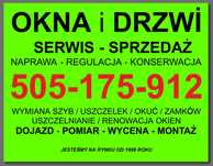 OKNA DRZWI Serwis Sprzedaż Naprawa Montaż Regulacja Szyby Dojazd Inne