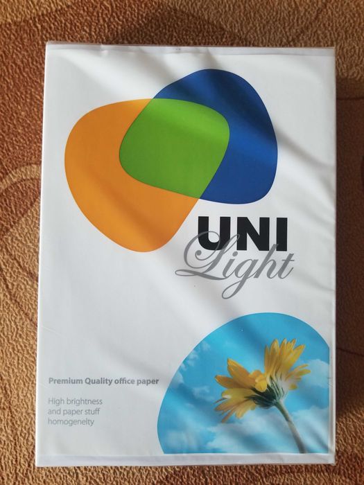 Папір (пачка 500 аркушів) формат А4 (210х297) щільність 80 г/м2