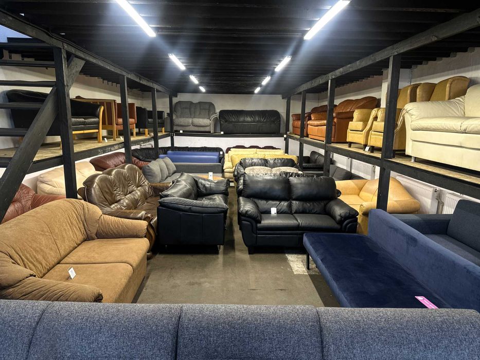 Шкіряні/м'які дивани/крісла/стільці/пуфи зЄвропи для дому/офісу/салону