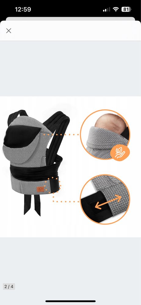 Chusta-nosidełko Baby carrier Kinderkraft Adoree