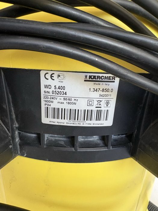Odkurzacz Karcher  WD2 WD3 WD6 WD 5.400 super stan zestaw