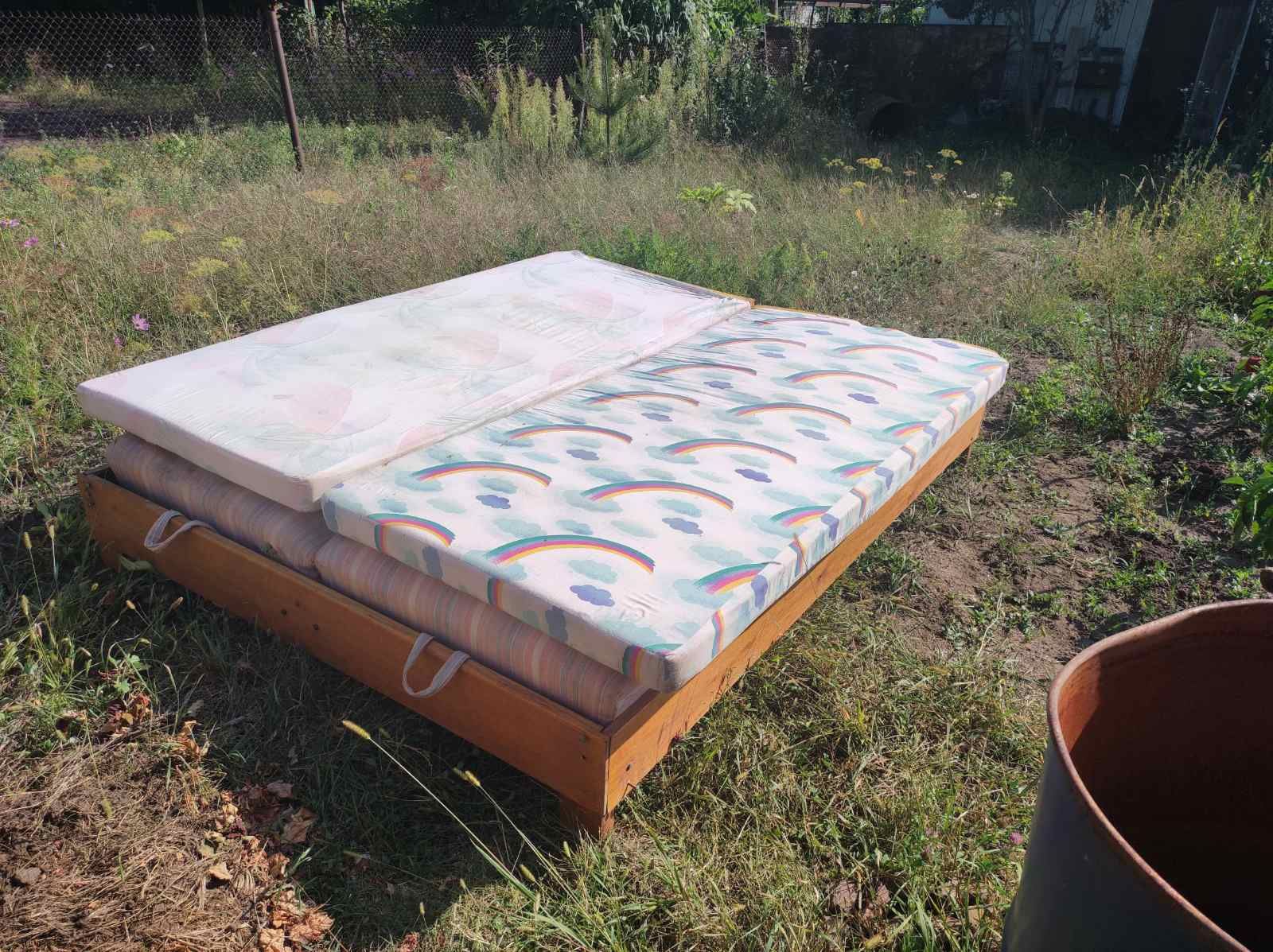 Ліжко радянське півторачка двоспальне 160×215 160×200 матрас