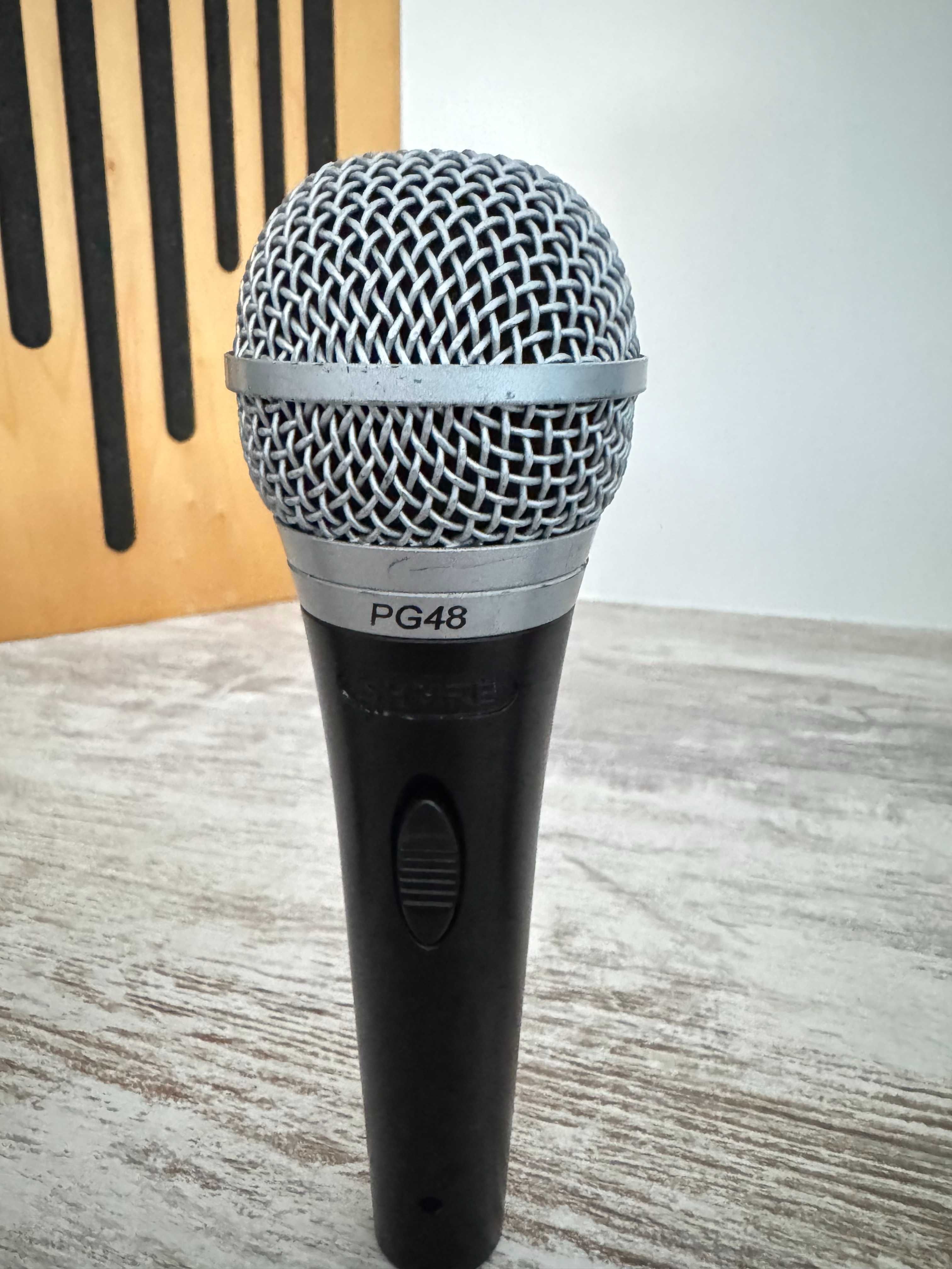 2 Shure PG48 – microfone dinâmico
