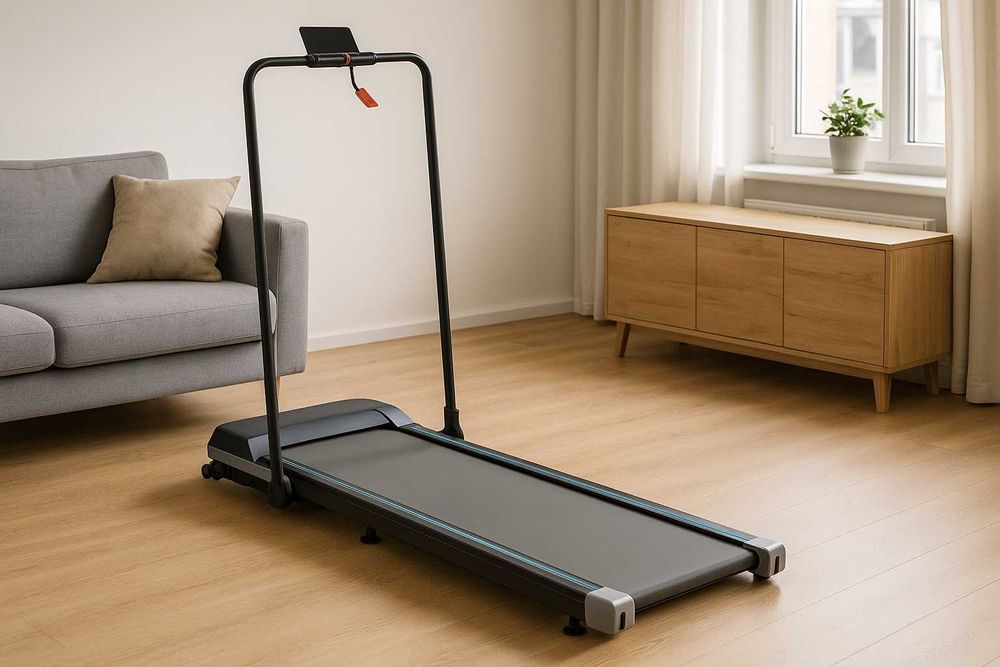 Nowa Bieżnia Składana Elektryczna Domowa Mini 3w1 do 90kg i 1-10KM/H