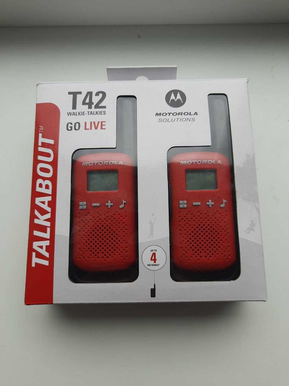 Продам рацію Motorola Talkabout T42 Red Twin Pack