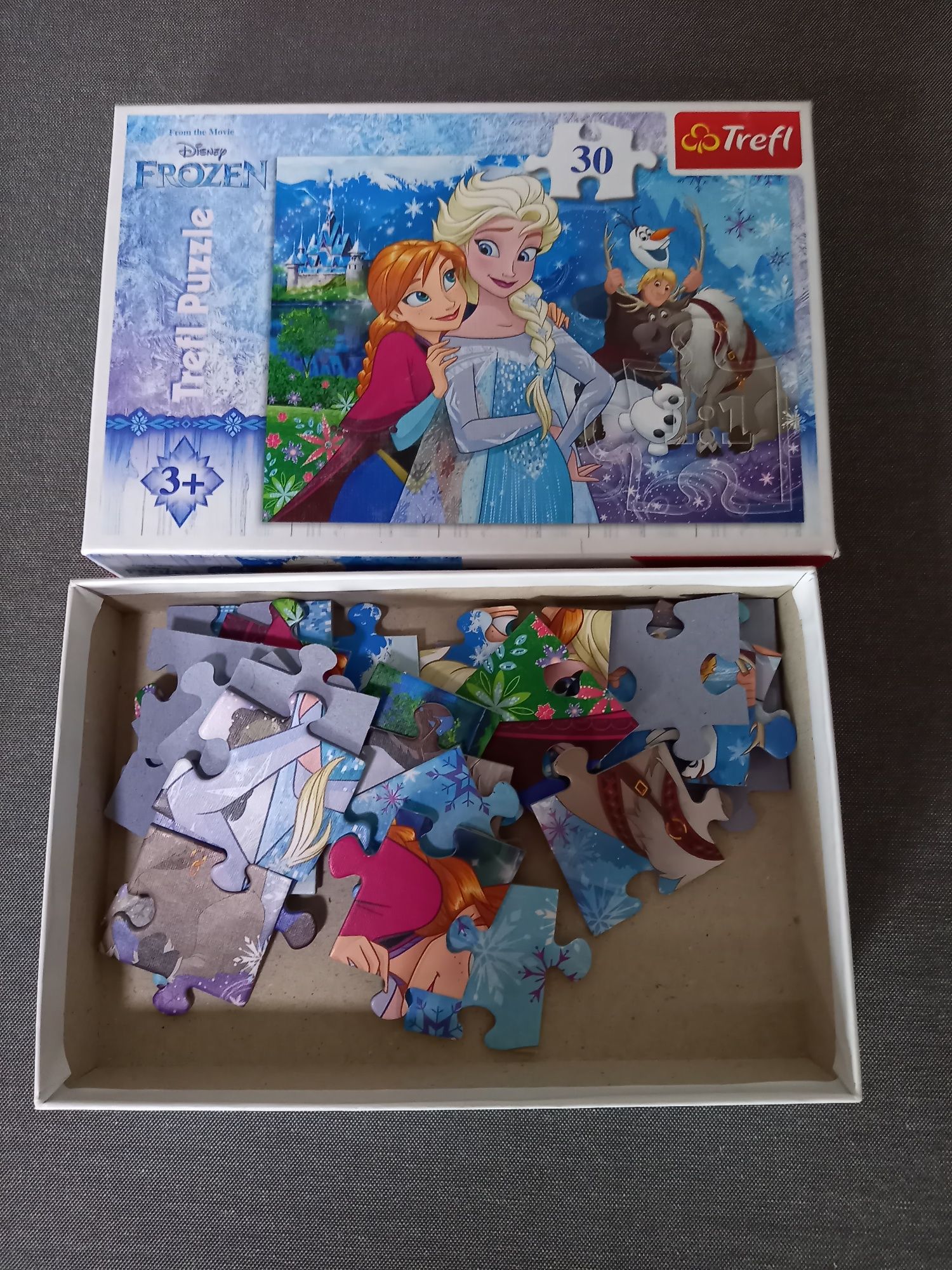 Puzzle Frozen dla dziewczynki 3 latka