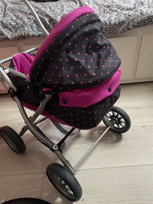 Дитяча іграшкова коляска