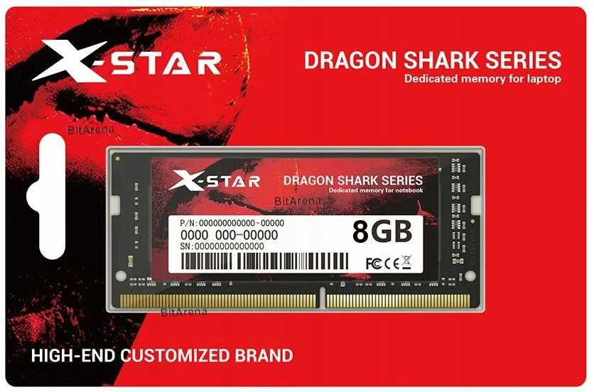 Nowa Pamięć RAM DDR3 8GB 1600Mhz X-Star Dragon Shark