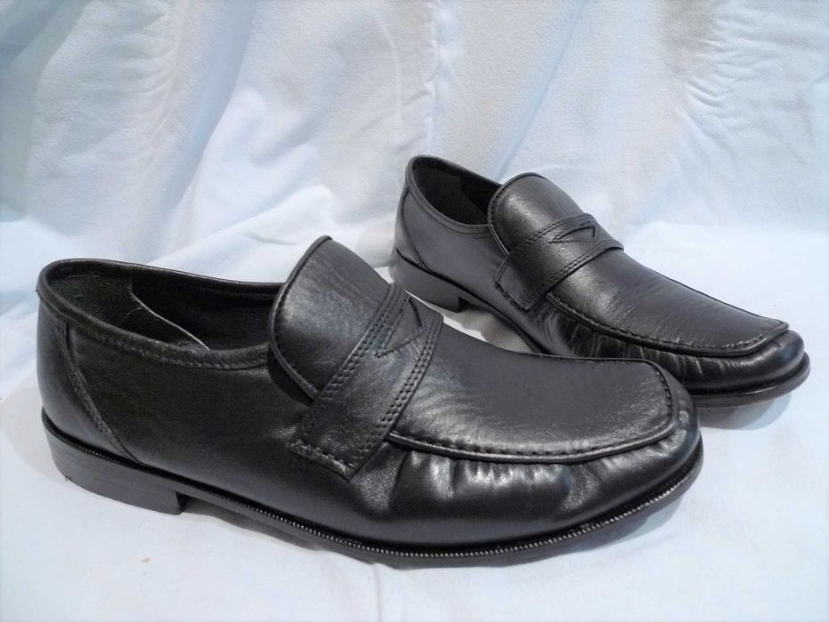 DON CARLOS r.47/30cm Mokasyny na skórzanej podeszwie buty wsuwane