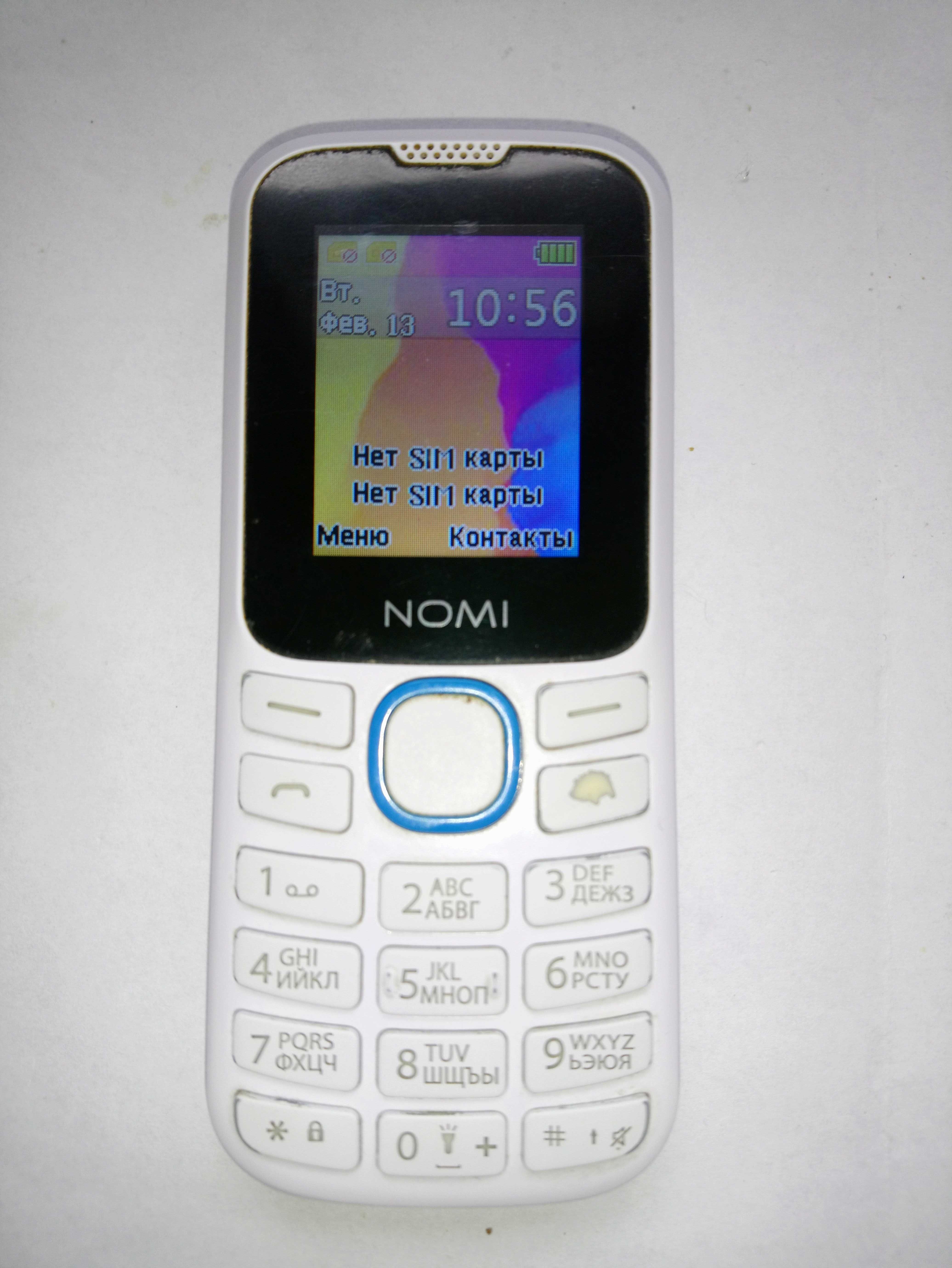 Мобільний телефон з слотами на дві SIM-ки та flesh пам'ять NOMI i184