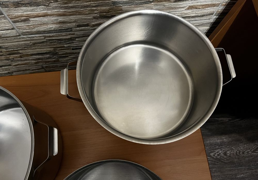 Кастрюли нержавейка СССР 5; 6 и 6,5 л. нержавеющая сталь. Качество!