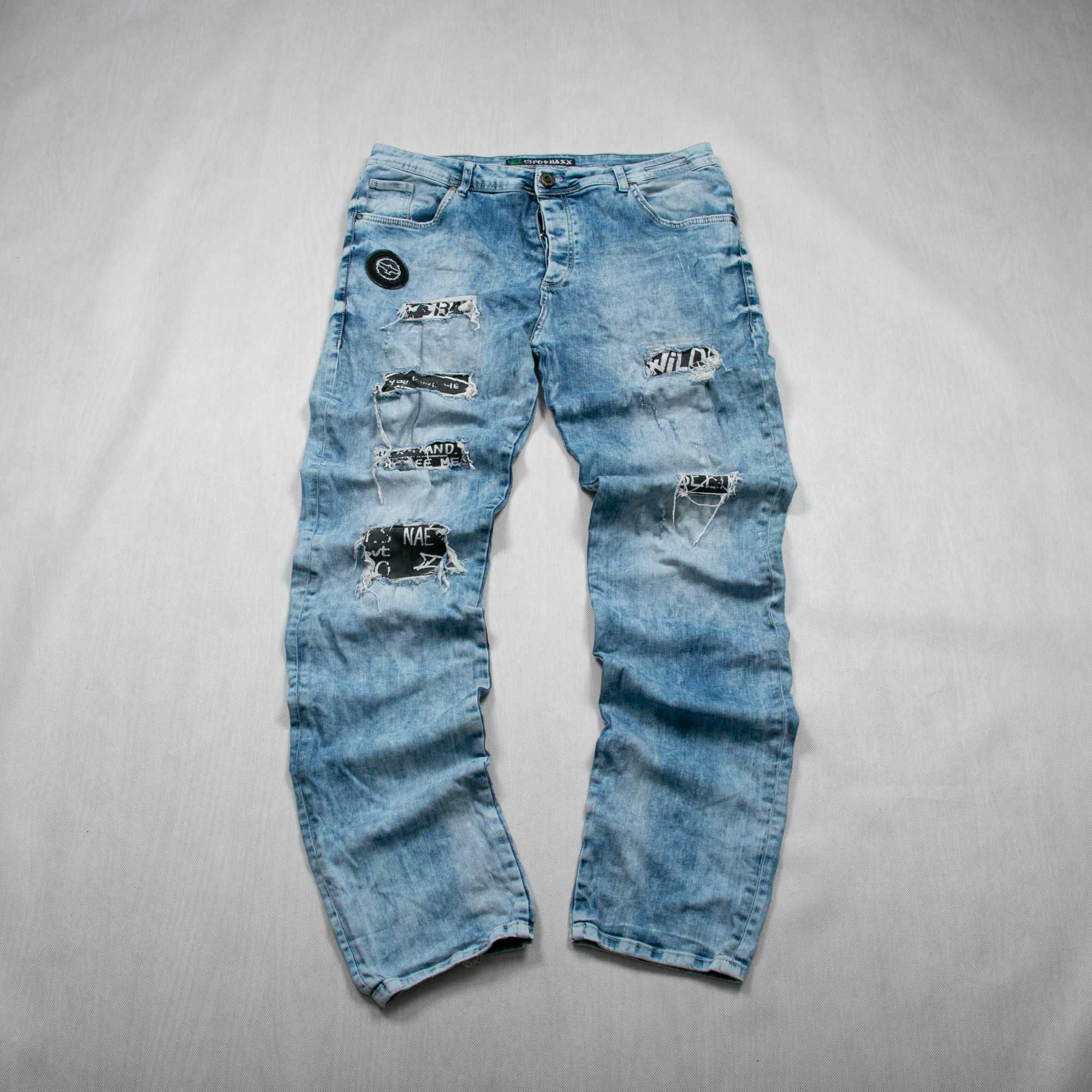 Cipo&Baxx Stacked pants spodnie jeansowe 38us/XL slim fit