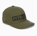 Czapka z daszkiem męska Pitbull Full Cap ,,Hilltop" Stretch Fitted oli