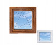 Okno PCV VEKA Złoty dąb RU 550x1300 Władysławowo Montaż