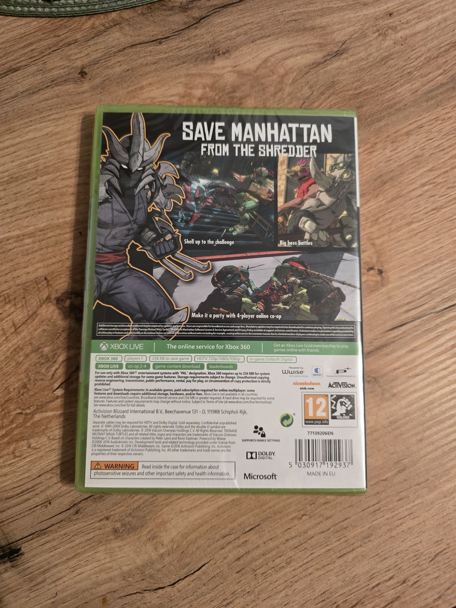 Teenage Mutant Ninja Turtles Mutants in Manhattan NOWA Xbox 360
