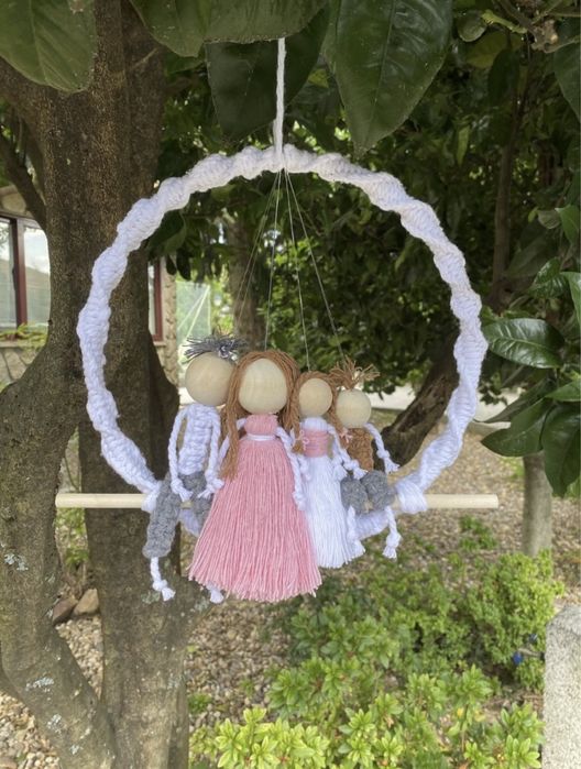 Familia em macrame