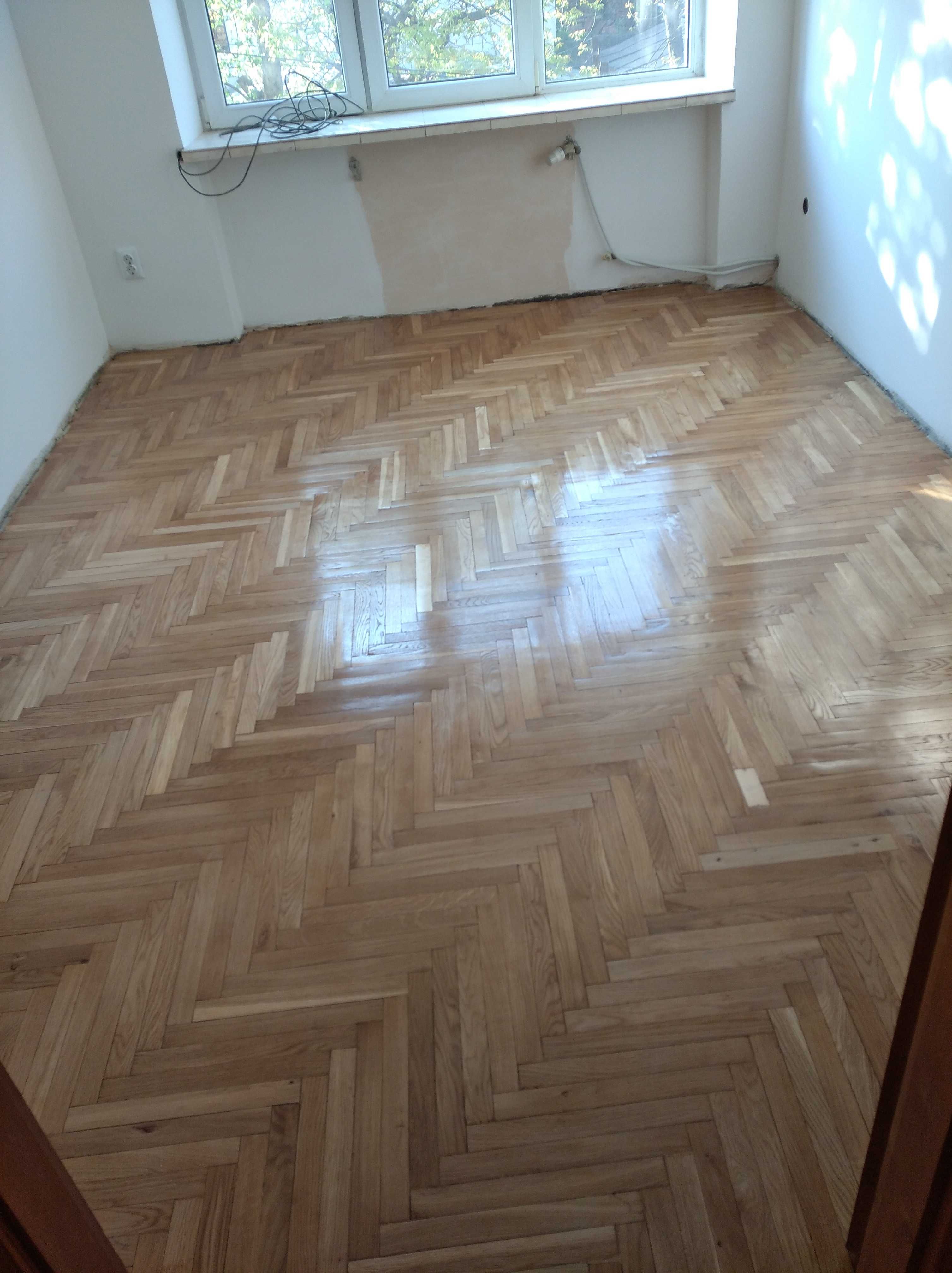 шліфування паркету.