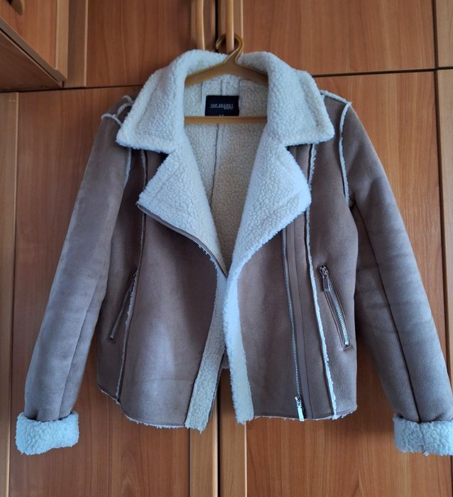 Ciepła kurtka ramoneska kożuch r38 Top Secret