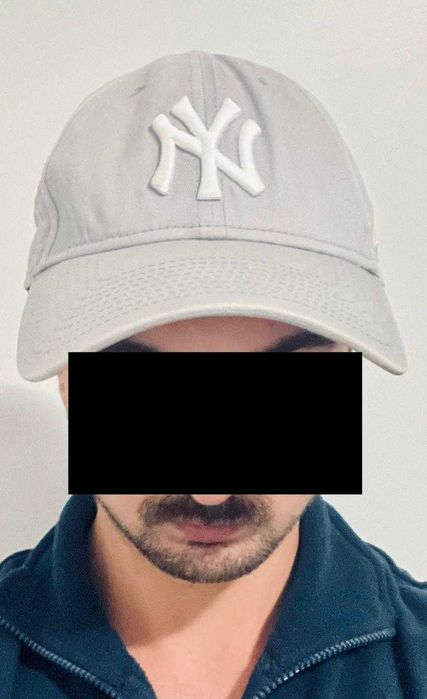 Boné de Basebol MLB New York Yankees Adulto Cinza