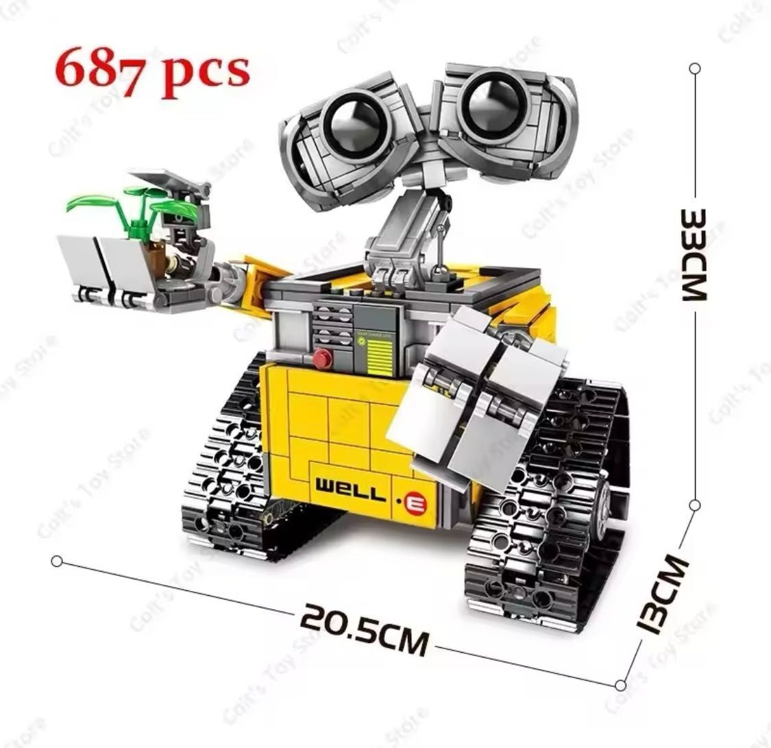 Robot z klocków Wall-e Robot