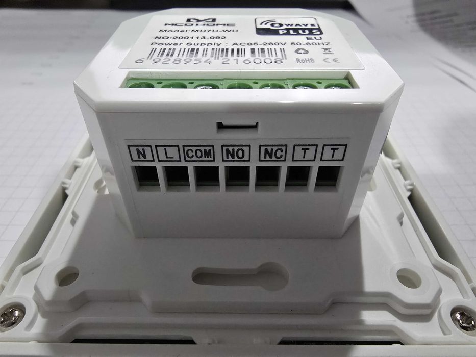 termostat do sterownaia ogrzewaniem Zwave, Fibaro MH7-EH