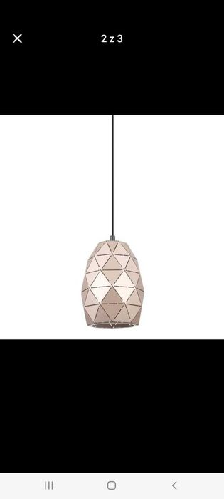 Zestaw lamp nowe- glamour