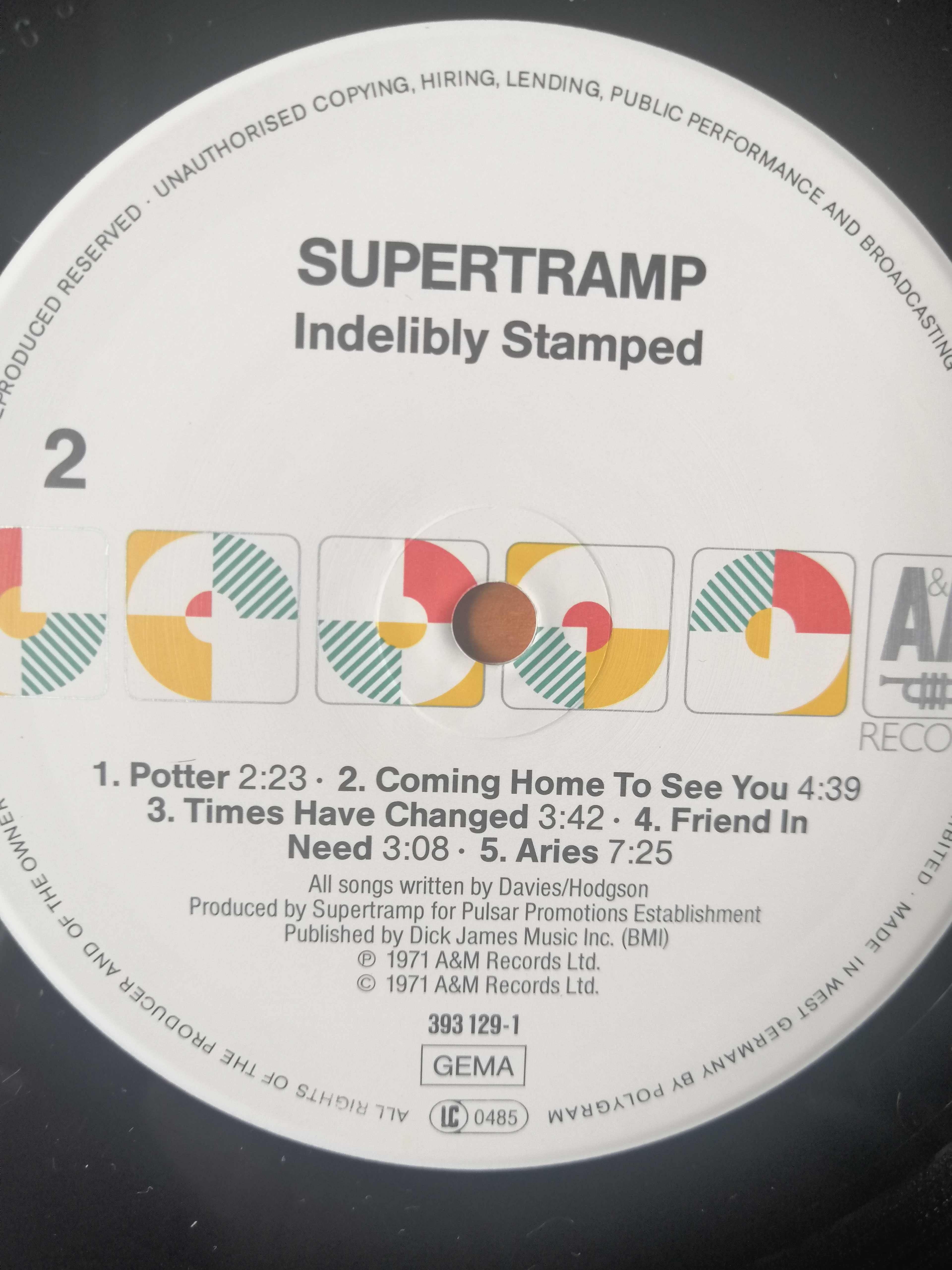 supertramp indelibli stamped