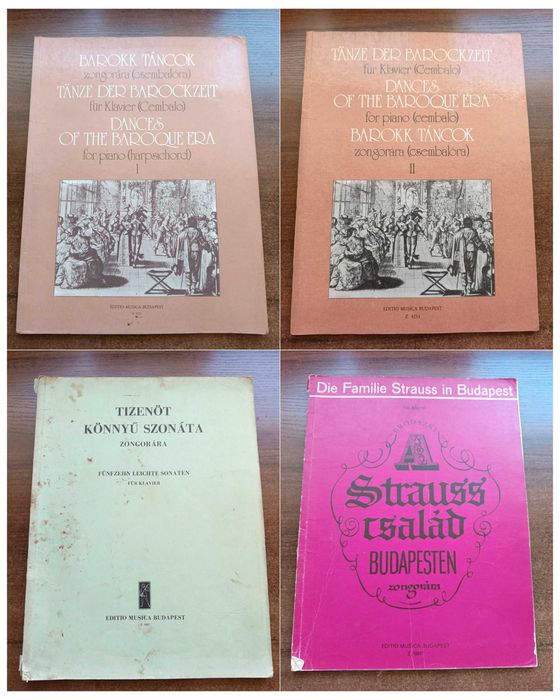 Фортепіанні альбоми Штраус, Танці епохи барокко, сонати