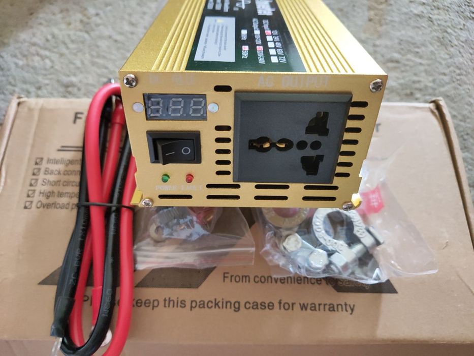 Инвертор 12-220 Чистий Синус 3000Вт Перетворювач напруги