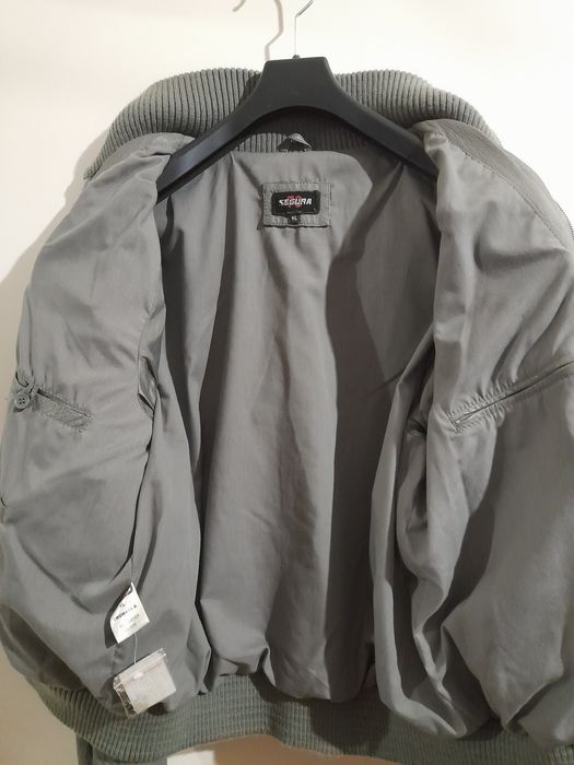 Фірмова чоловіча шкіряна куртка бомбер Segura Франція
