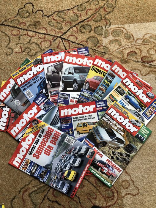 Czasopismo „Motor” – zestaw 12 numerów, stan bardzo dobry