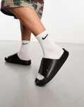 Тапки Nike Calm Slide у чорному кольорі 38-41 розмір тапочки шльопанці