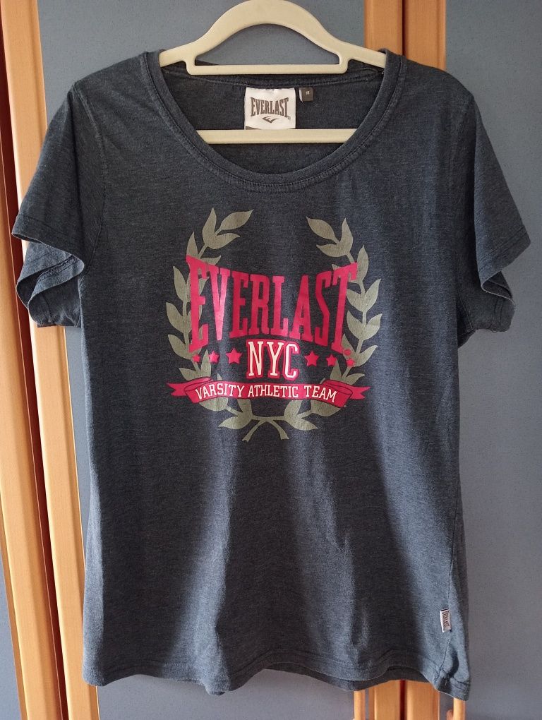 T-shirt damski vintage Everlast r M unikatowy