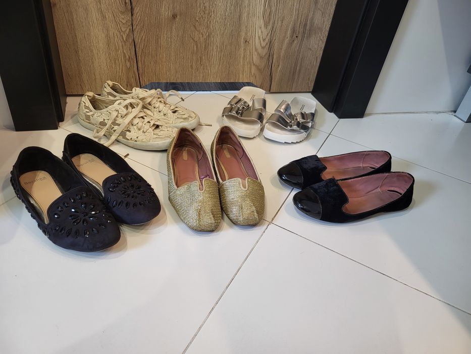 Buty Damskie Klapki Baleriny H&M Stradivarius r.39