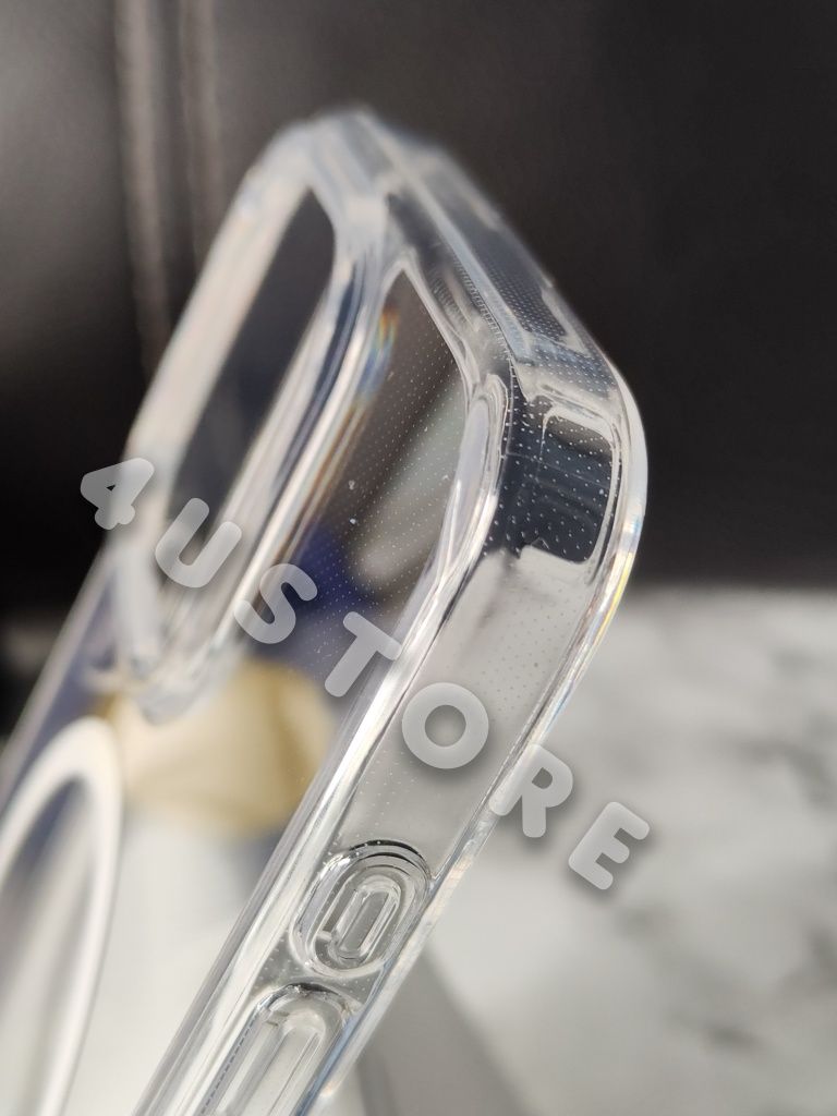 Чехол прозрачный Magsafe на iPhone 15 Pro Max силикон тонкий чохол