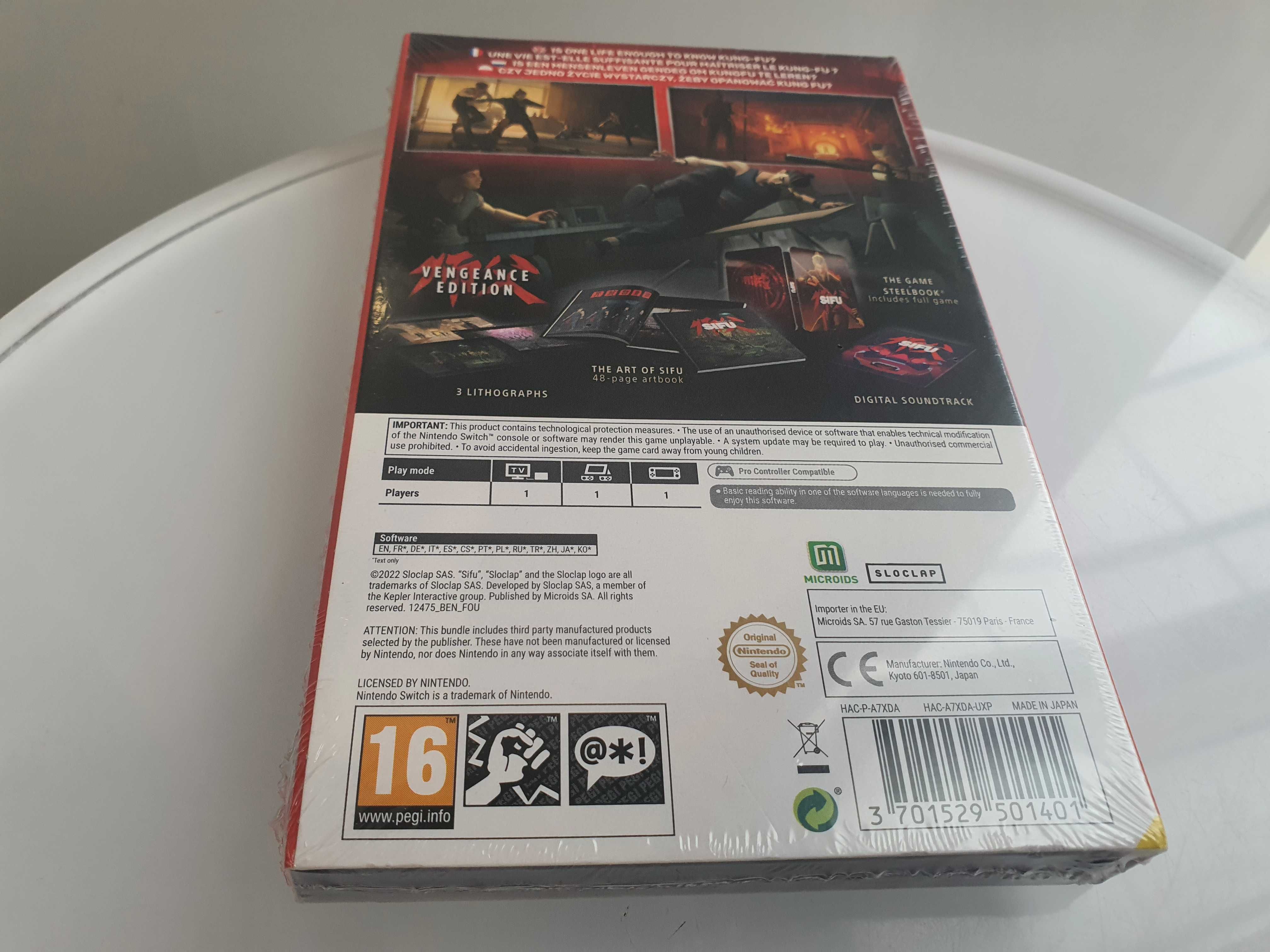 NOWA SWITCH Sifu Vengeance Edition Sklep Zamiana