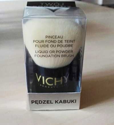 VICHY pędzel do różu pudru kabuki mini mały