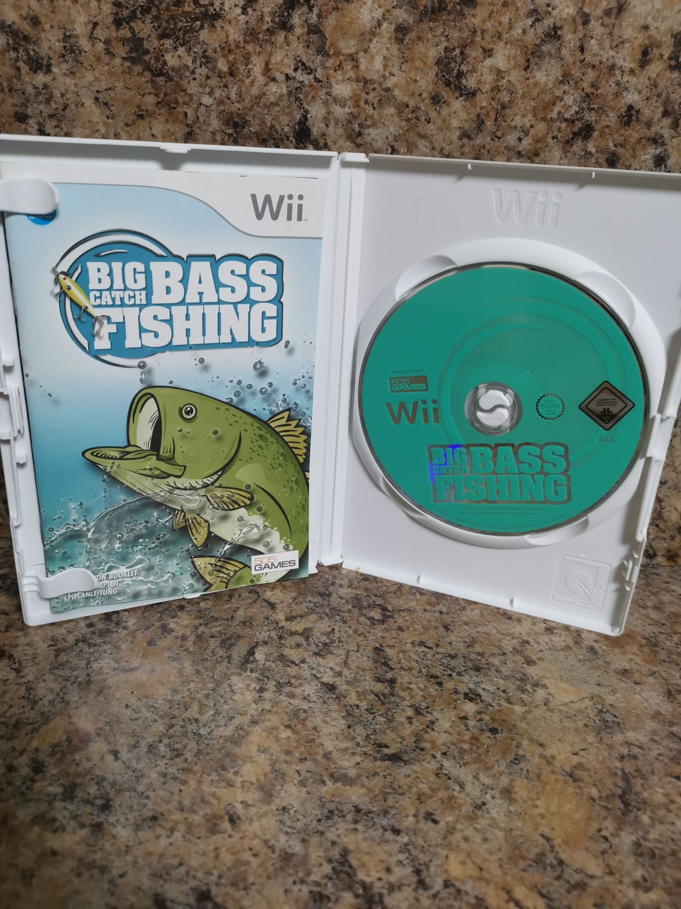 Wii Gra Big Bass Fishing Stan idealny