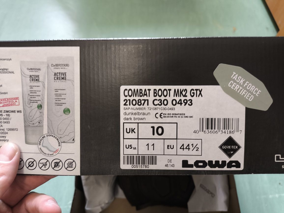 Buty Lowa combat boot mk2 gtx