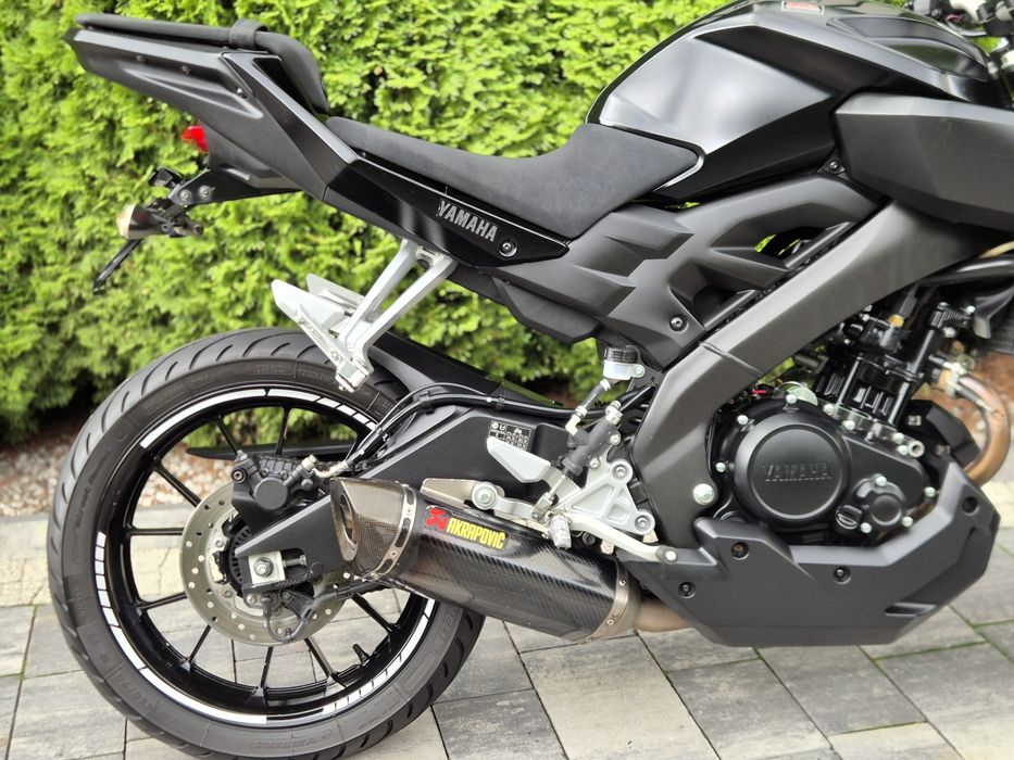 Yamaha MT 125 ABS 2019r AKRAPOVIC KaT B a1 IDEALNA
