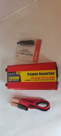 Преобразователь (инвертор) 12V-220V 2000W