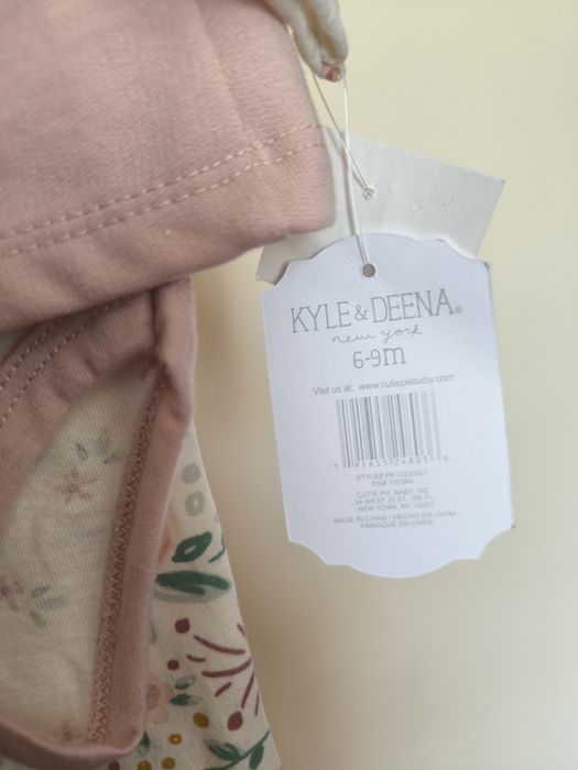 Дитячий новий одяг 0-6+місяців