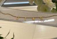 Złota bransoletka Dior ze stali chirurgicznej 316L ysl lv