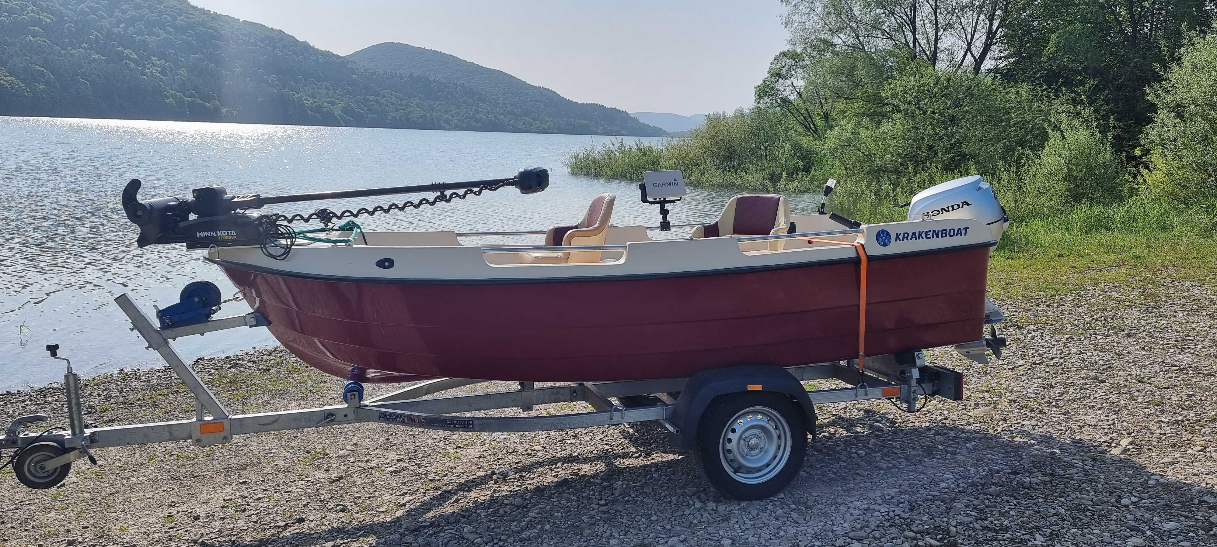 Sprzedam Łódź KrakenBoat 380 wraz z bogatym wyposażeniem.