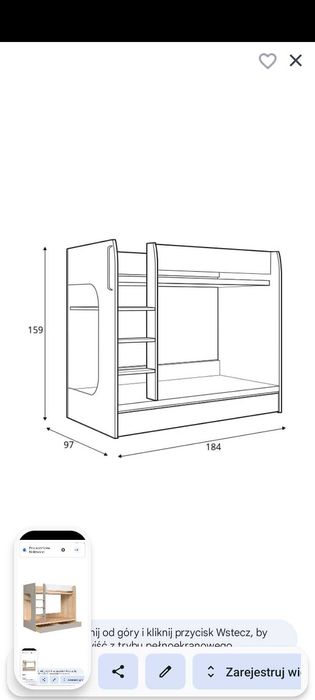 Łóżko piętrowe dla dzieci