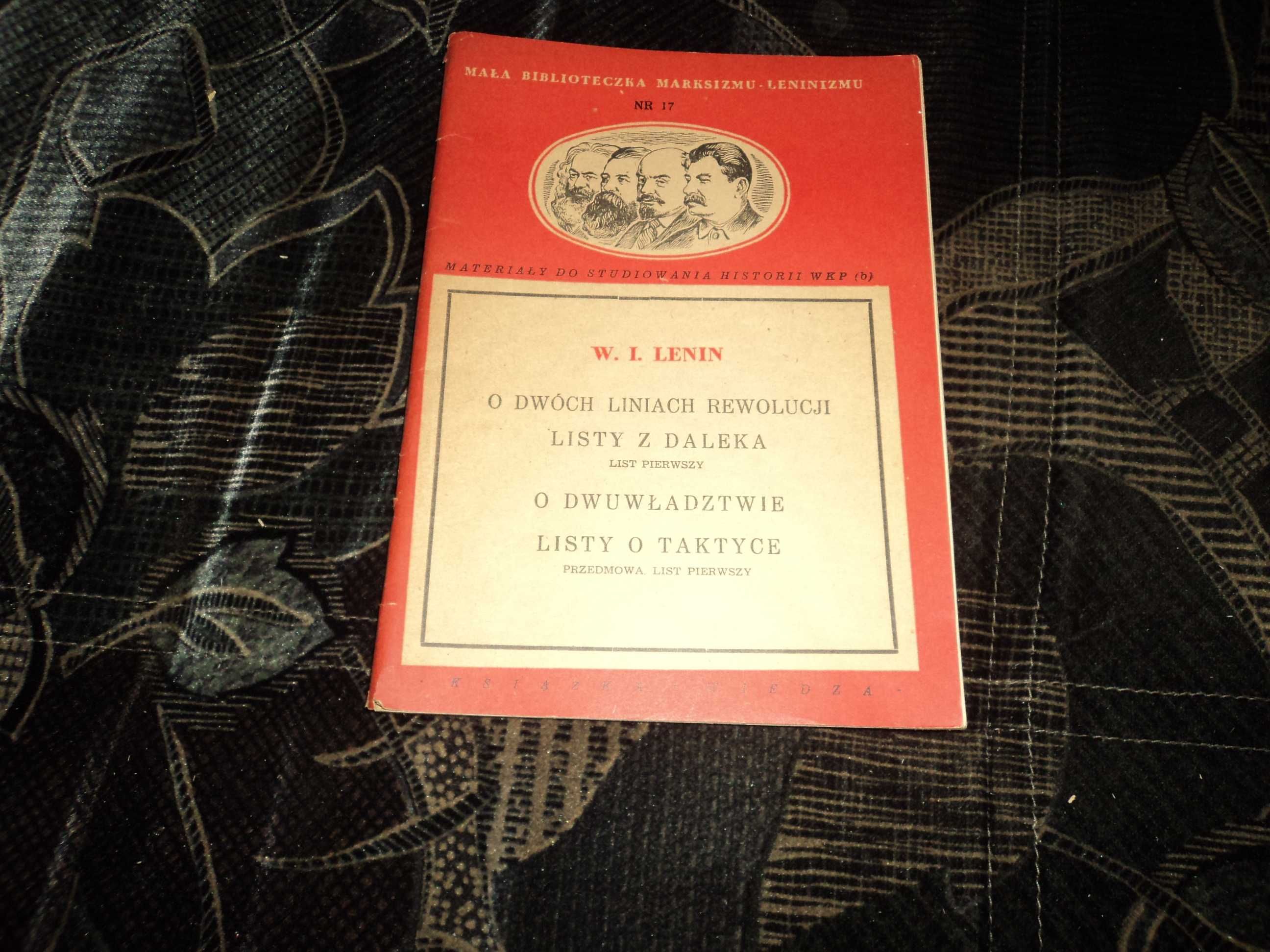 W. I. Lenin O dwóch liniach rewolucji 1950r.