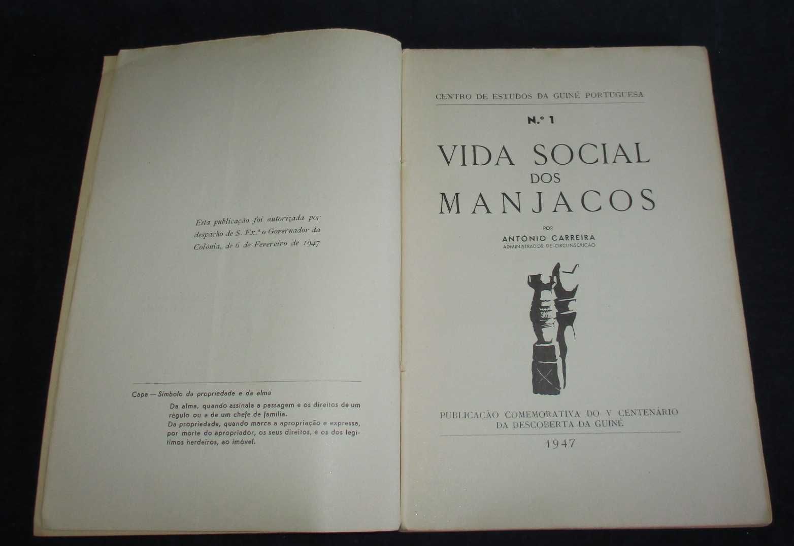 Livro Vida Social dos Manjacos António Carreira